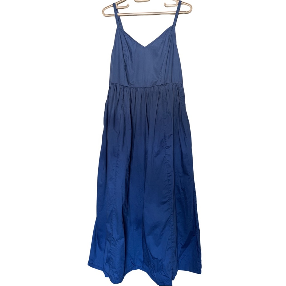 Blue summer maxi dress